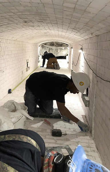 Refractory Install